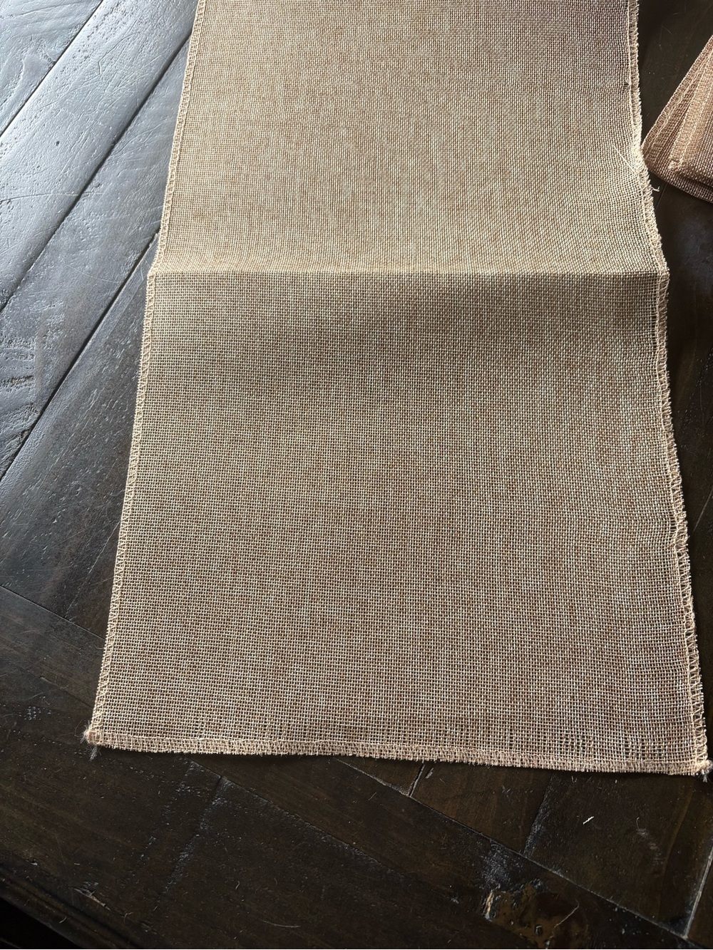 Burlap Table Runner - Picture 7 of 8